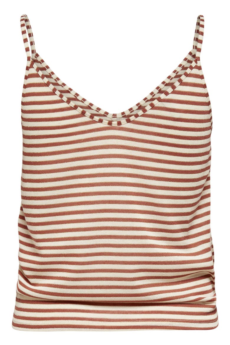 Cannes Tie Front Tank Top, Alternate, color, HOT SAUCE