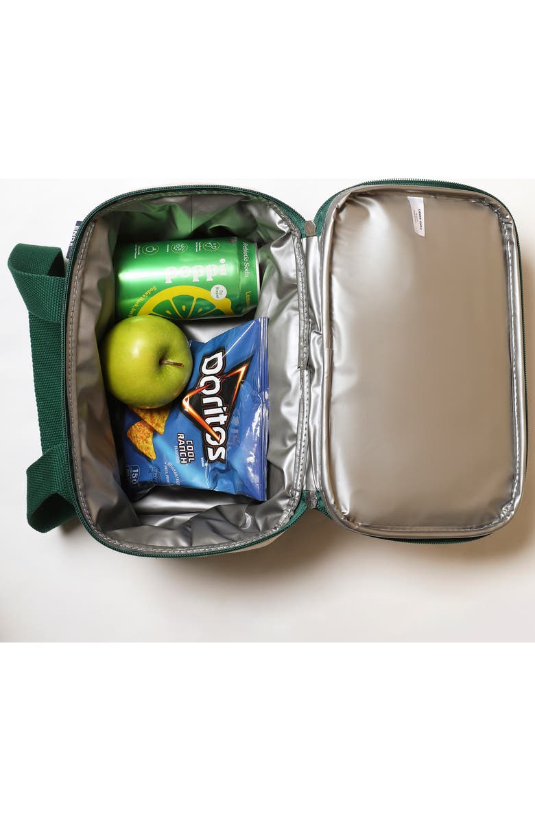 Lands' End Rectangular Small Cooler Bag Insulated 1.5 Gal, Canvas Soft Cooler with Tote Handles and Zip Closure, Alternate, color,