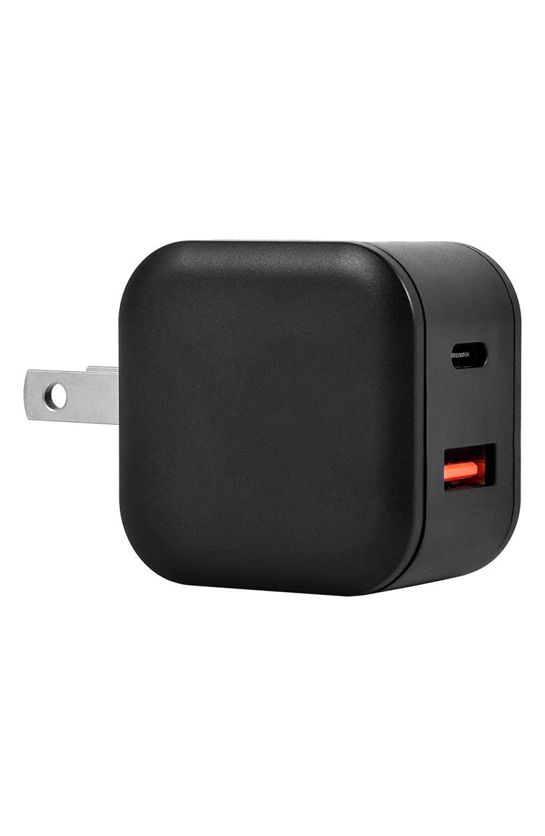BROOKSTONE Ultra Compact PD20 Wall Charger, Main, color, Black
