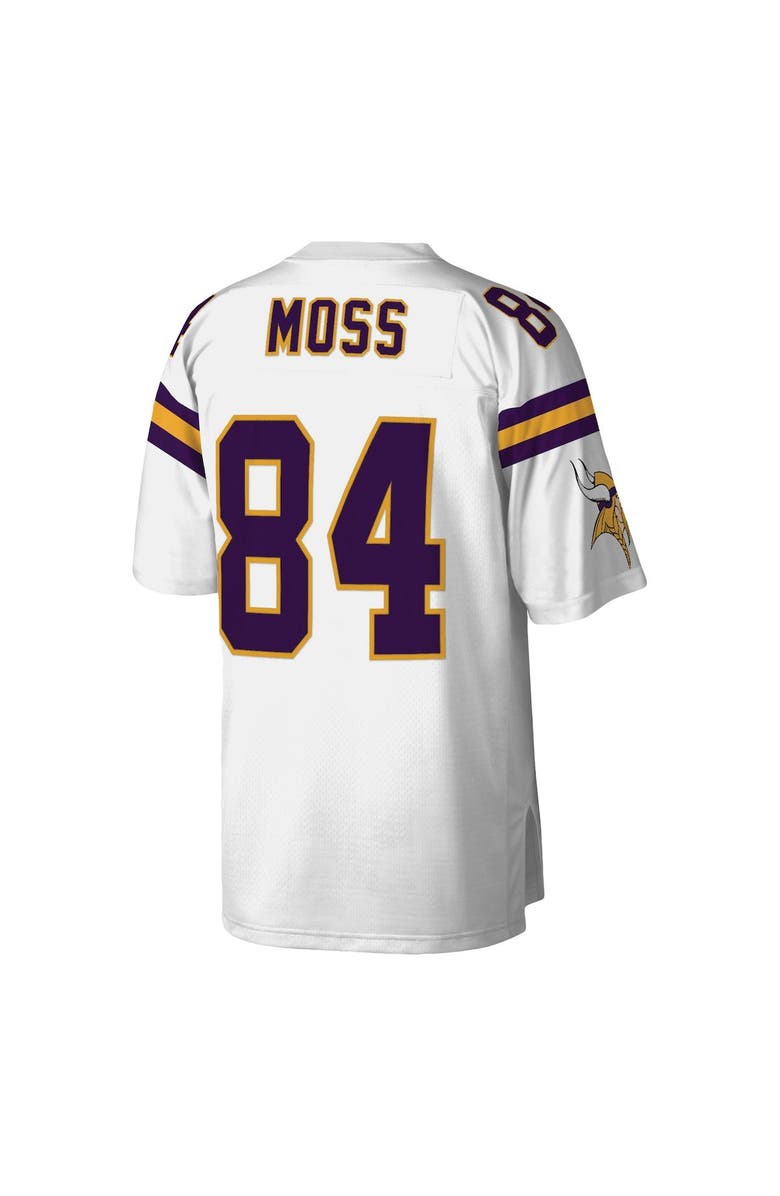 Mitchell & Ness Men's Mitchell & Ness Randy Moss White Minnesota Vikings Legacy Replica Jersey, Alternate, color, White