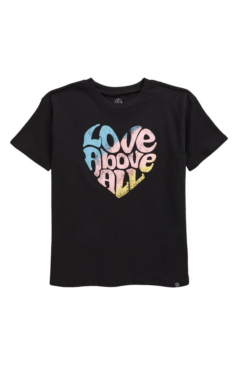 Treasure & Bond Kids' Oversize Graphic Tee, Main, color, 