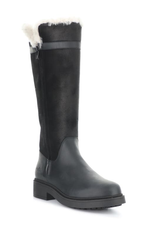 Bos. & Co. Neva Waterproof Genuine Shearling Boot In Black