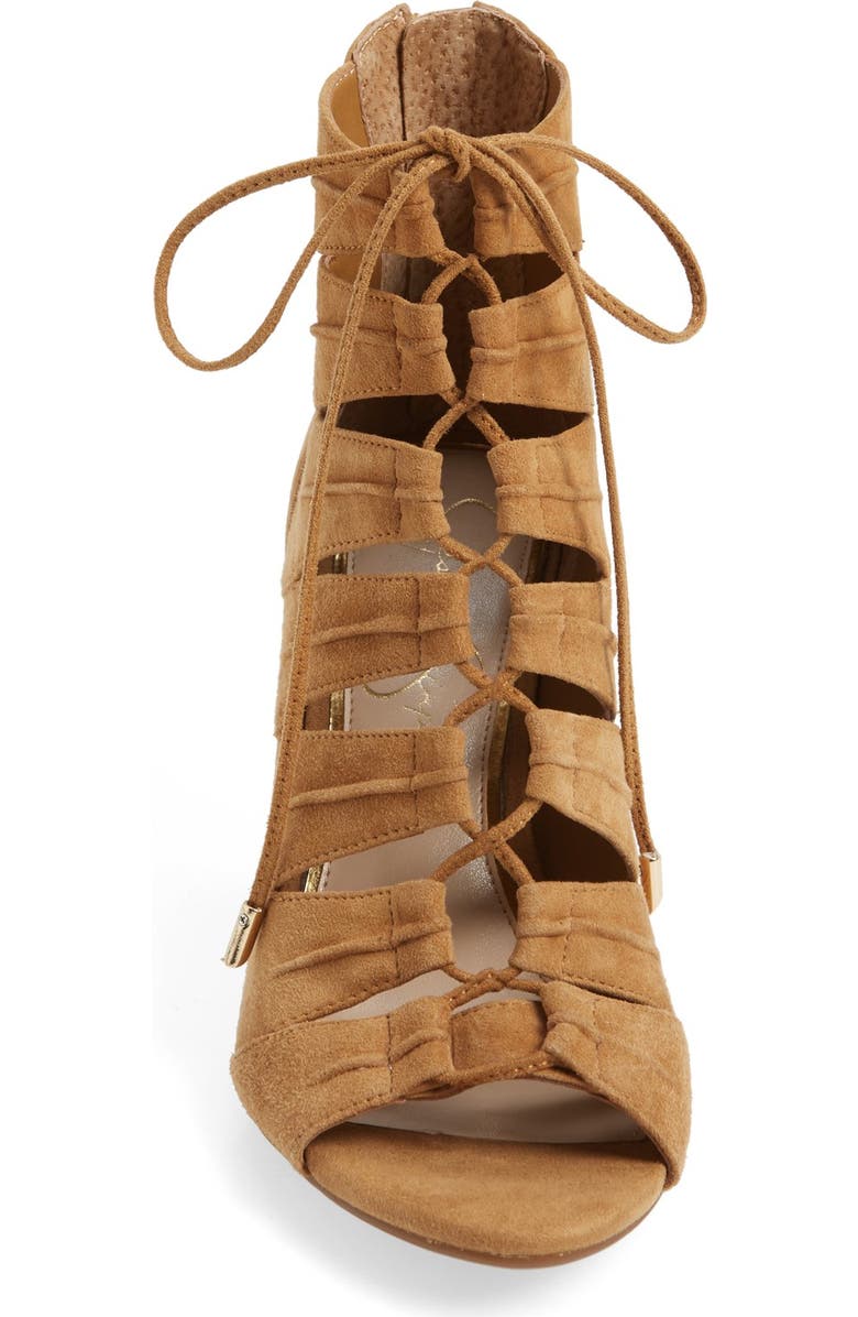 Jessica Simpson 'Mahiri' Ghillie Open Toe Bootie, Alternate, color,