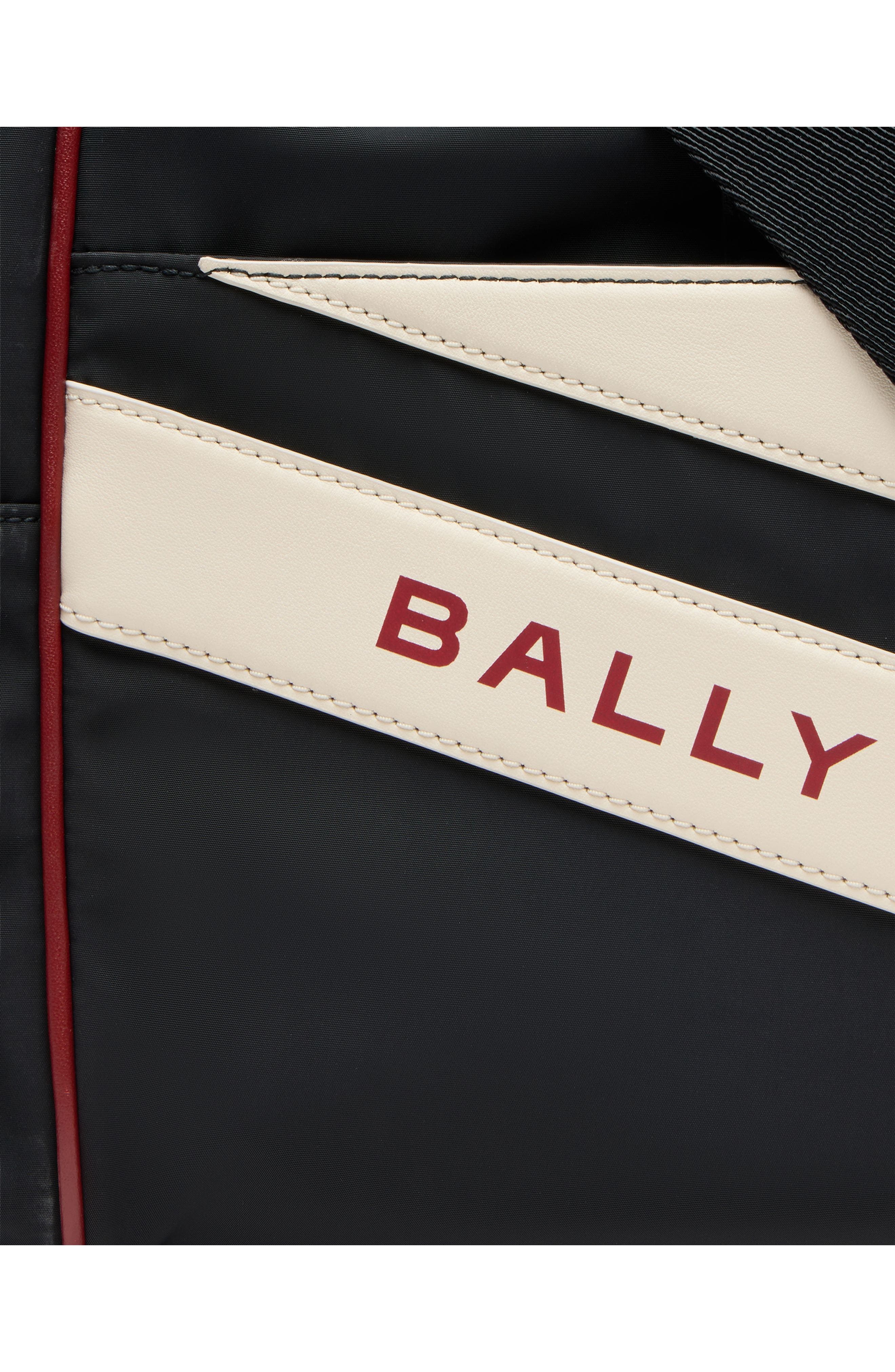 Bally Competition Duffle Bag in Nylon, Alternate, color, Black
