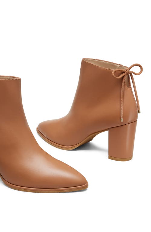 Stuart Weitzman Gardiner Block Heel Boot In Tan