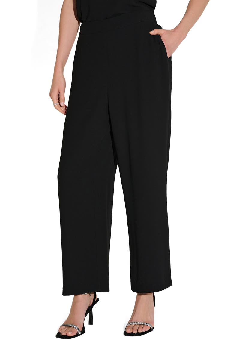 Straight Leg Pants, Main, color, BLACK