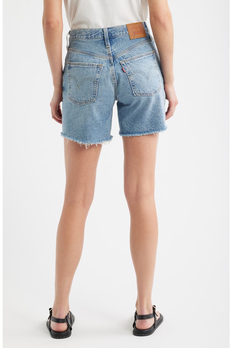 501® Mid Thigh Denim Cutoff Shorts, Alternate, color, FUN FLARE LIGHTWEIGHT
