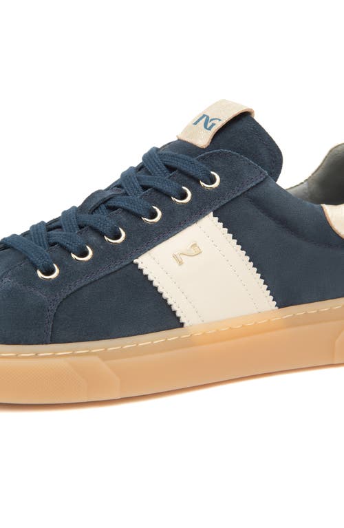 Nerogiardini Retro Low Top Sneaker In Blue
