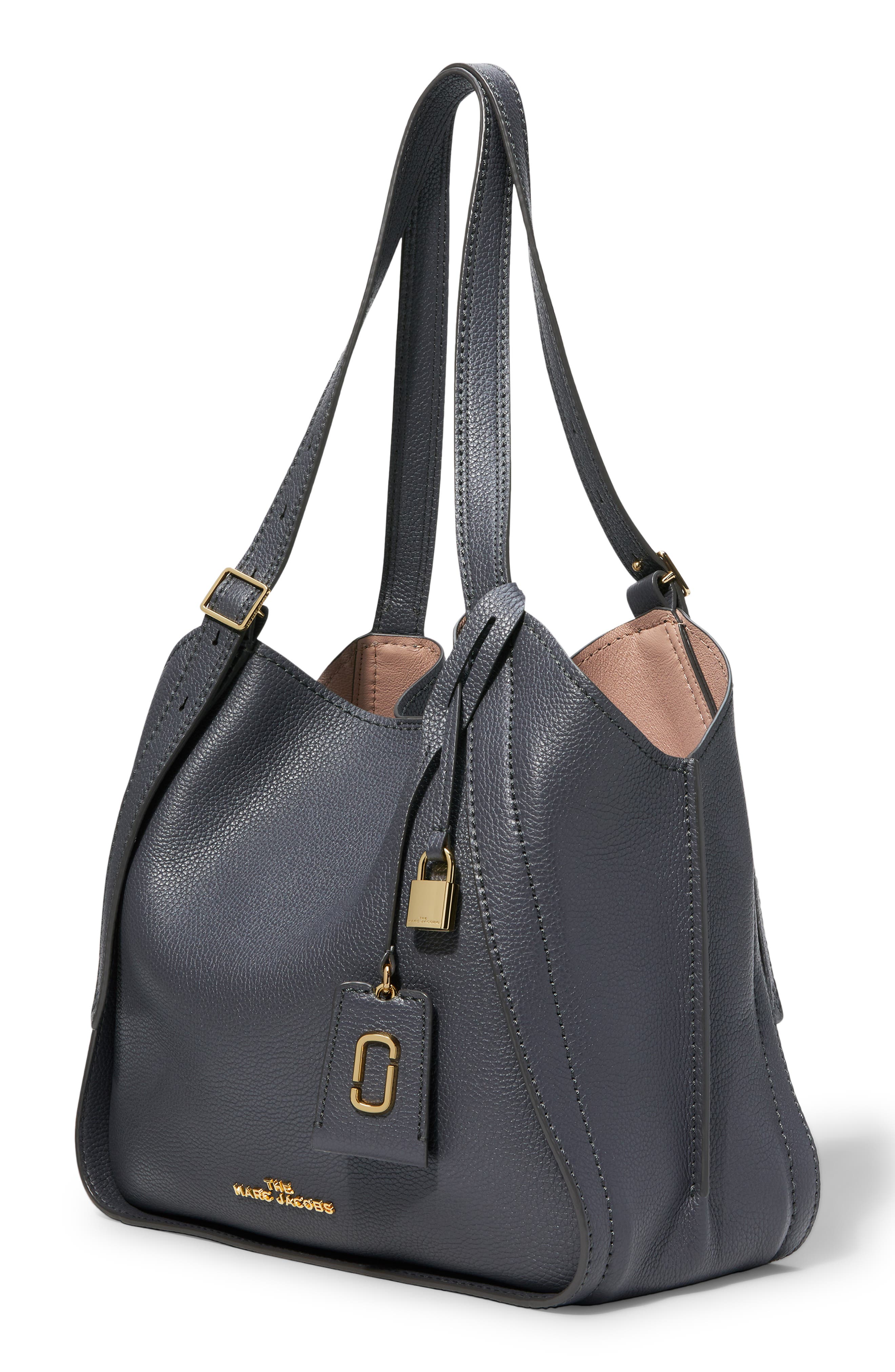 The Director Leather Tote, Alternate, color, CYLINDER GREY
