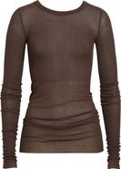 Rick Owens Rib Long Sleeve T-Shirt