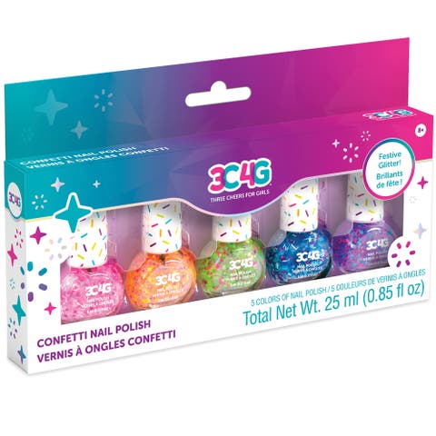 Make It Real Confetti Nail Polish Set W/ 5 Bottles