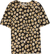 Marimekko Tunnit Pikku Vikuri Print Cotton T-Shirt