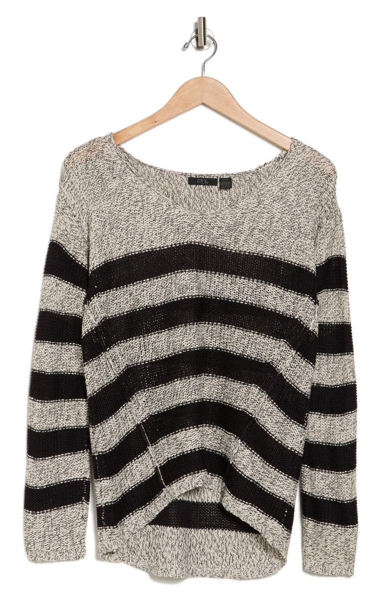 RDI V-Neck Elbow Patch Tunic Sweater, Alternate, color,