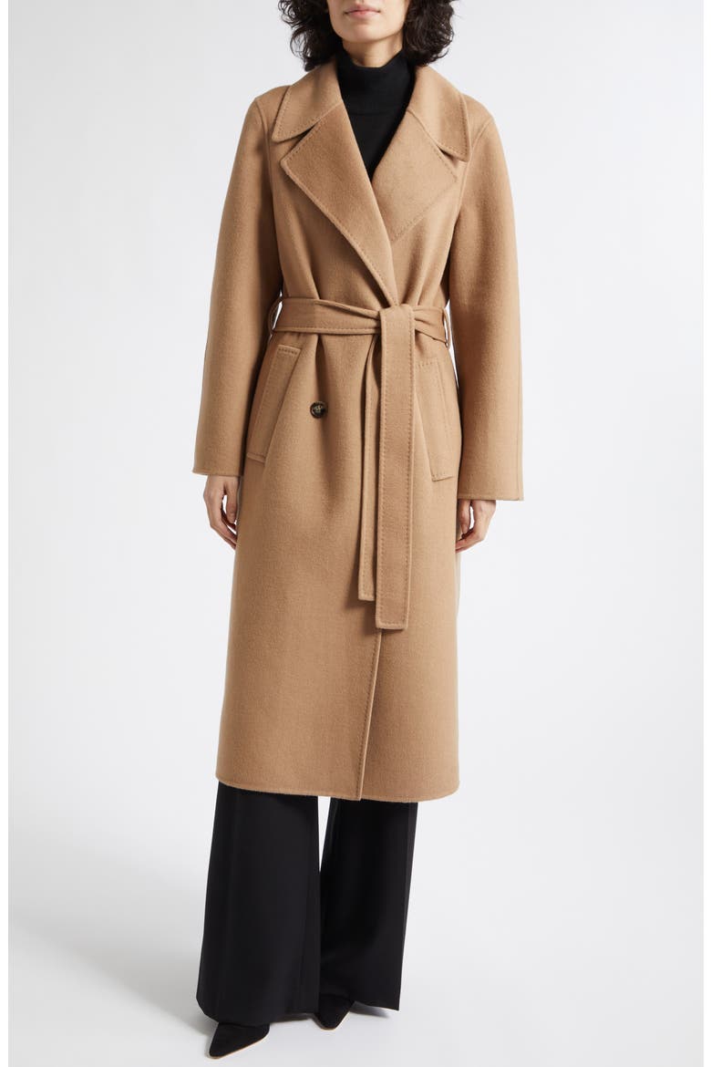 Rene Wool & Cashmere Blend Coat, Alternate, color, CAMEL
