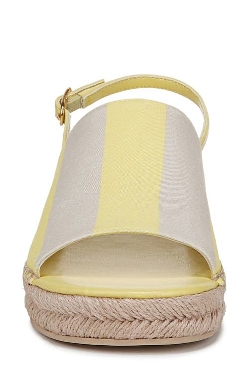 Franco Sarto Rune Slingback Platform Sandal In Yellow