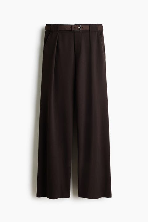 Belted Ponte Di Roma Trousers