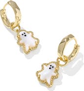 Kendra Scott Ghost Huggie Hoop Earrings