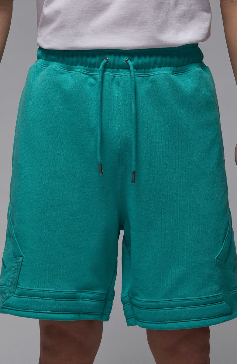 Jordan Flight Fleece Diamond Shorts, Alternate, color, Washed Teal