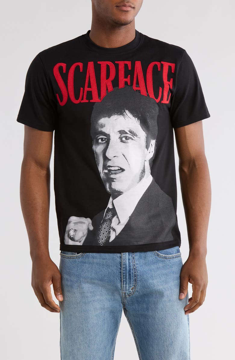 Reason Scarface Graphic T-Shirt, Main, color, Black