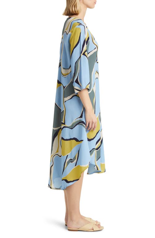 Masai Copenhagen Nora Print Long Sleeve A-line Dress