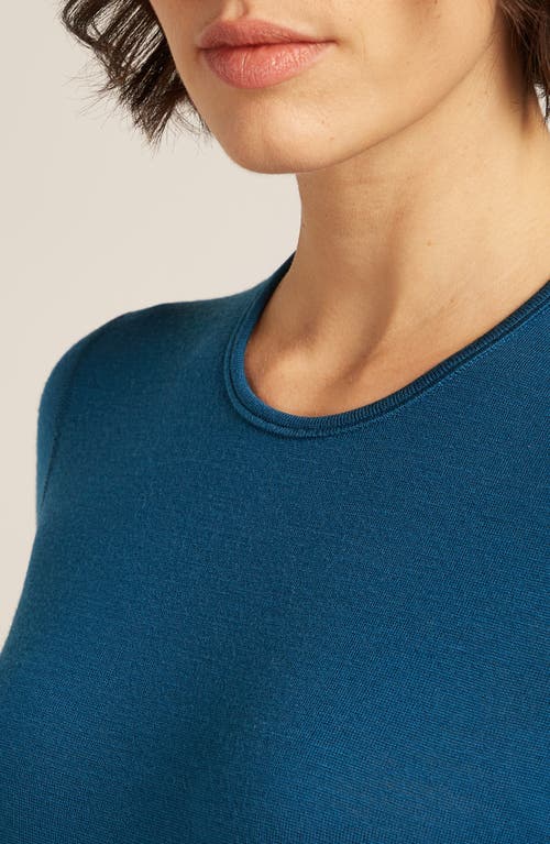 Icebreaker 260 Tech Long Sleeve Crewneck T-shirt In Blue