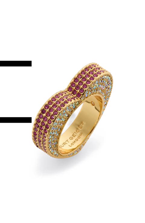 Pavé Heart Band Ring