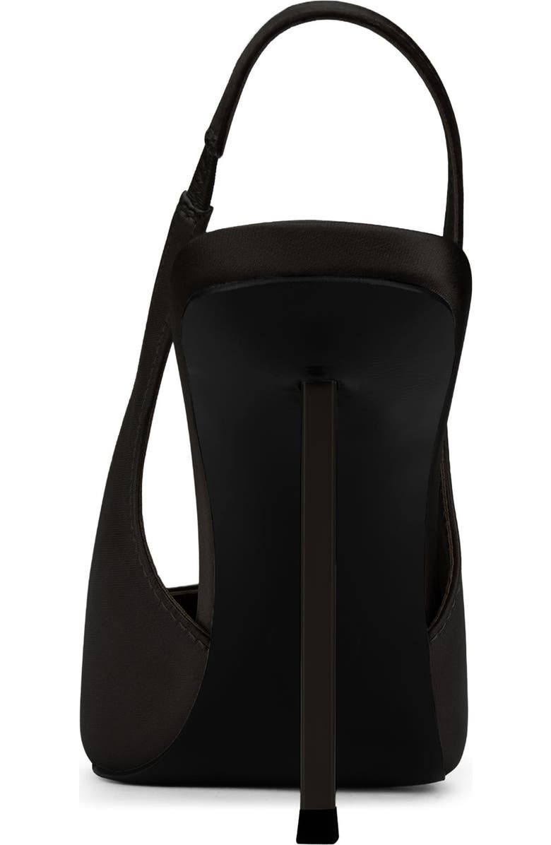 FEMME G63 Slingback Satin Pump, Alternate, color, Satin Black