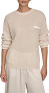 Donna Karan New York Waffle Stitch Wool & Cashmere Sweater
