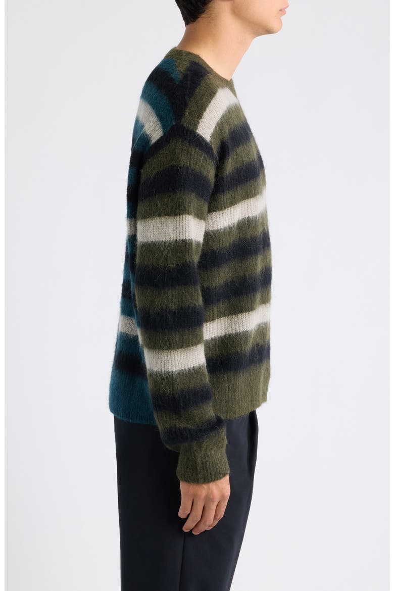 Sammie Merino Wool & Alpaca Blend Sweater, Alternate, color, WILD GREEN