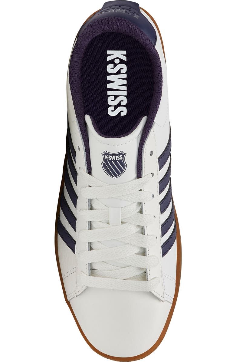 K-Swiss Court Tiebreak II Sneaker, Alternate, color, White/ Naval Academy/ Gum