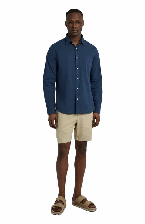 Garment Dye Cotton Voile Shirt