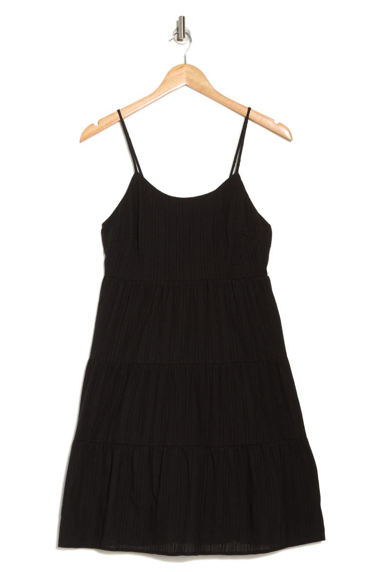 Spaghetti Strap Dress, Alternate, color, BLACK