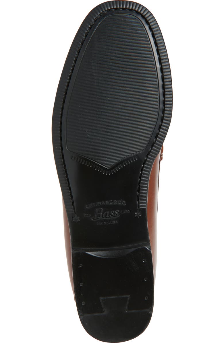 G.H.BASS Larson Easy Weejun Penny Loafer, Alternate, color, Brown Combo Croco