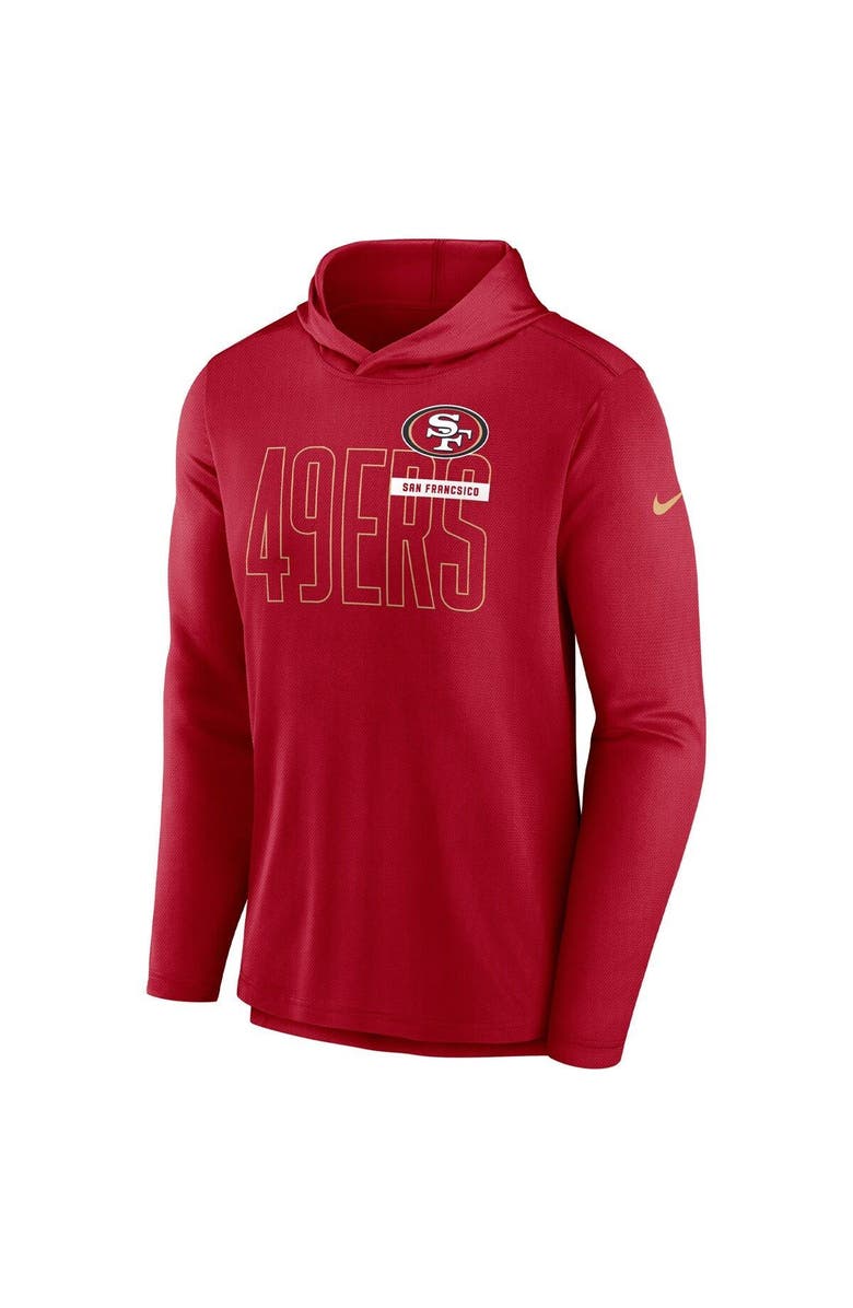 Nike Men's Nike Scarlet San Francisco 49ers Performance Team Pullover Hoodie, Alternate, color, Scarlet