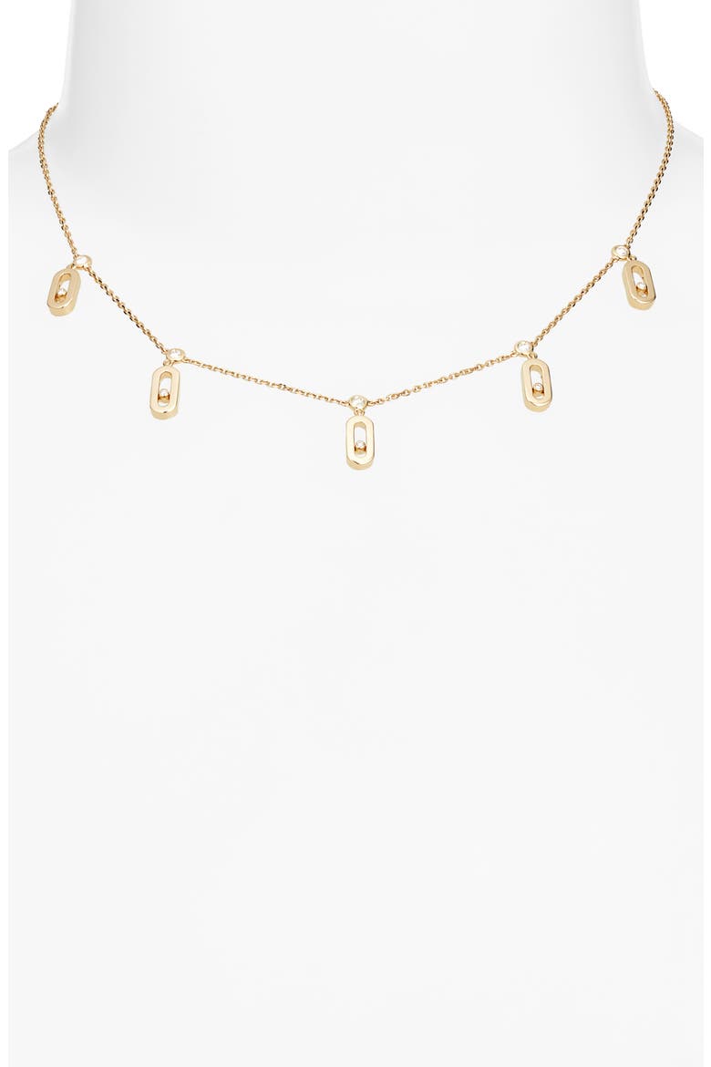 Move Uno Tassel Choker Necklace, Alternate, color, YELLOW GOLD
