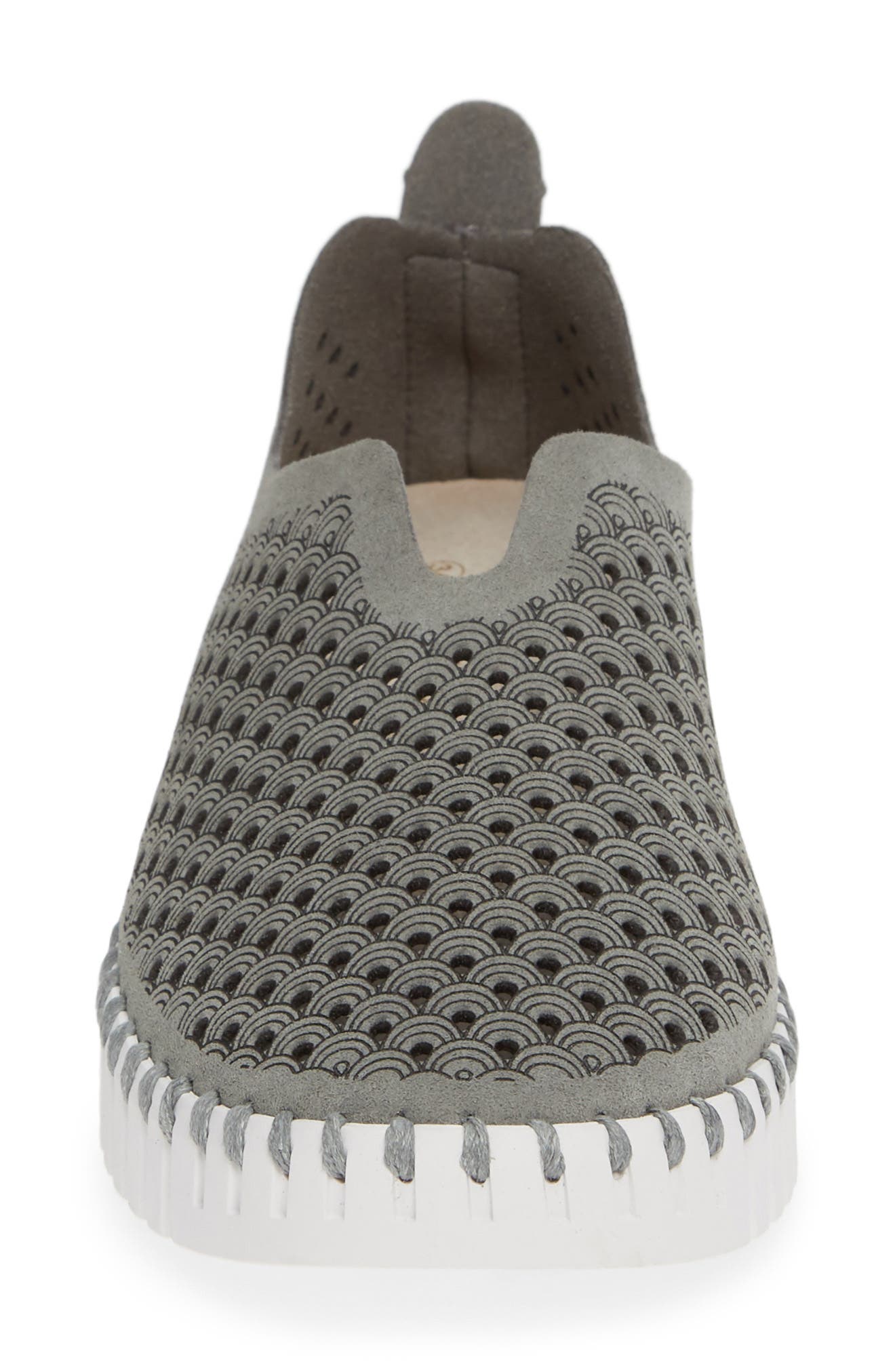 Tulip 139 Perforated Slip-On Sneaker, Alternate, color, GREY