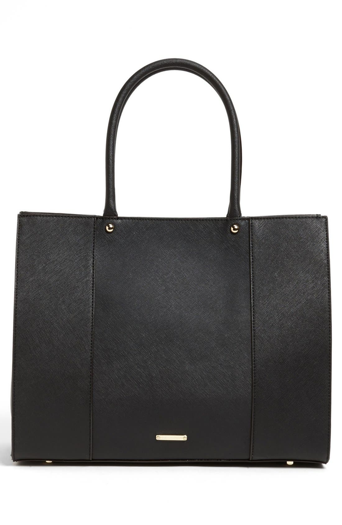 Rebecca Minkoff 'Medium MAB' Saffiano Leather Tote, Alternate, color, 