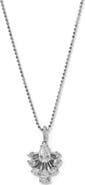 Nadri Hera Fan Pendant Necklace