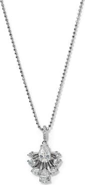 Nadri Hera Fan Pendant Necklace