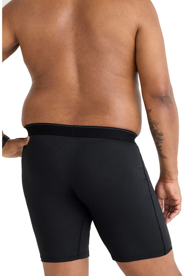 3-Pack Quick Dry Mesh Boxer Briefs, Alternate, color, BLACK II