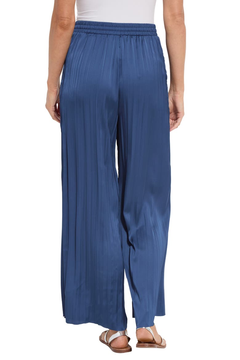 Packable Pleated Palazzo Pants, Alternate, color, CAPRI BLUE