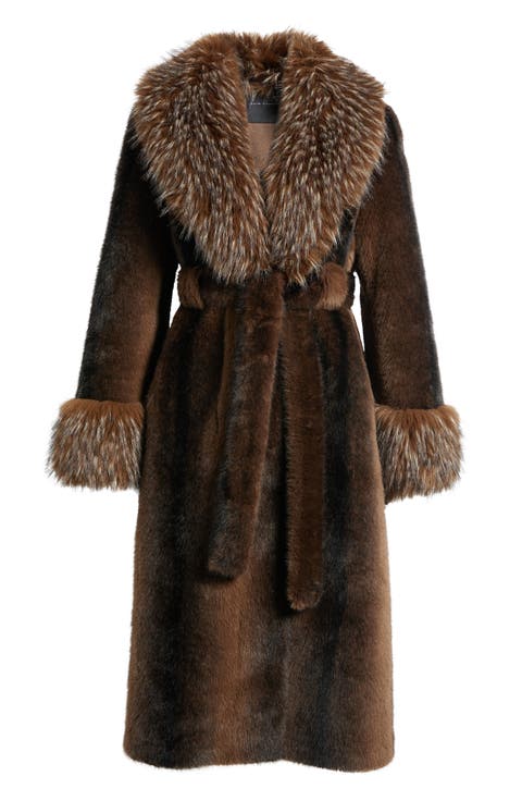 The Jones Speckled Faux Fur Coat
