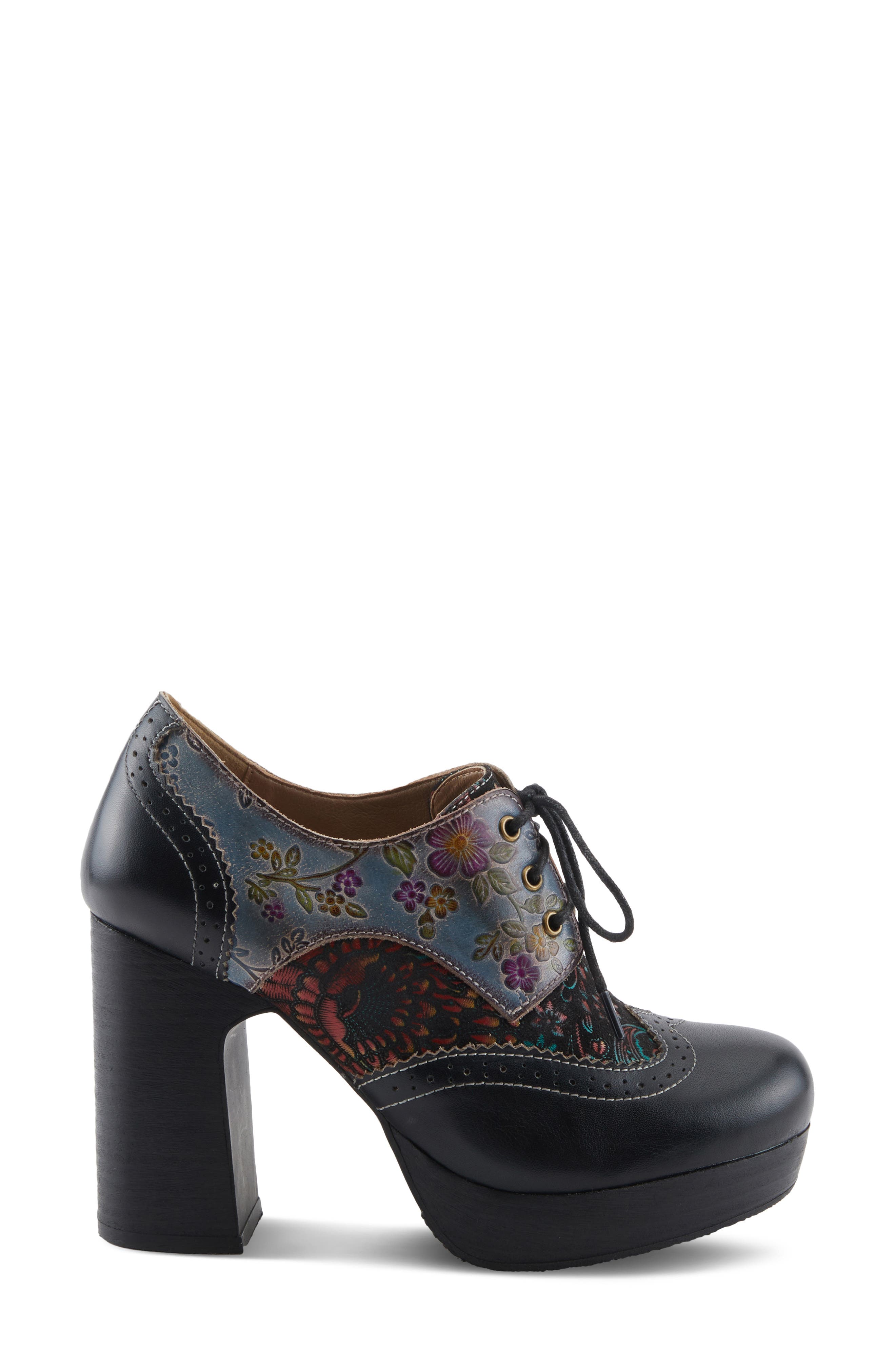 L'Artiste by Spring Step Tothemax Wingtip Platform Derby, Alternate, color, 