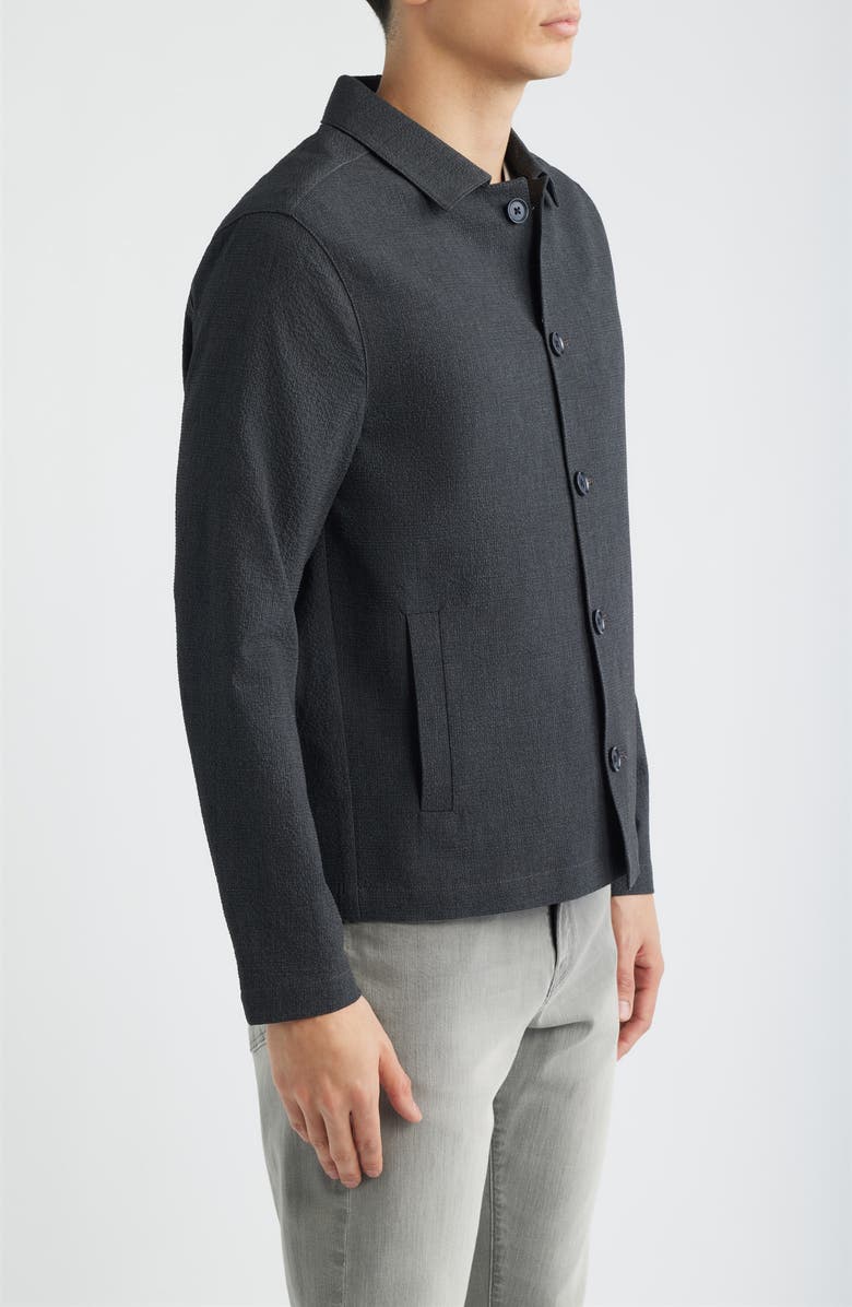 Robert Barakett 'Sorrento' Sport Shirt, Alternate, color, Navy