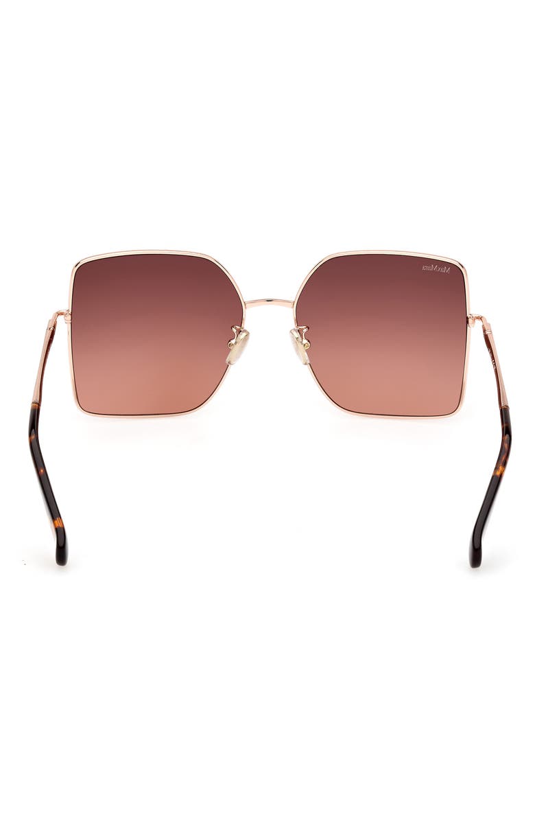 Max Mara 59mm Gradient Butterfly Sunglasses, Alternate, color,