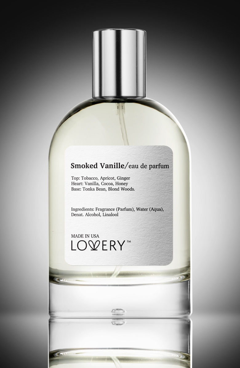 Lovery Smoked Vanille Eau de Parfum Fragrance, Alternate, color, Ivory / Silver