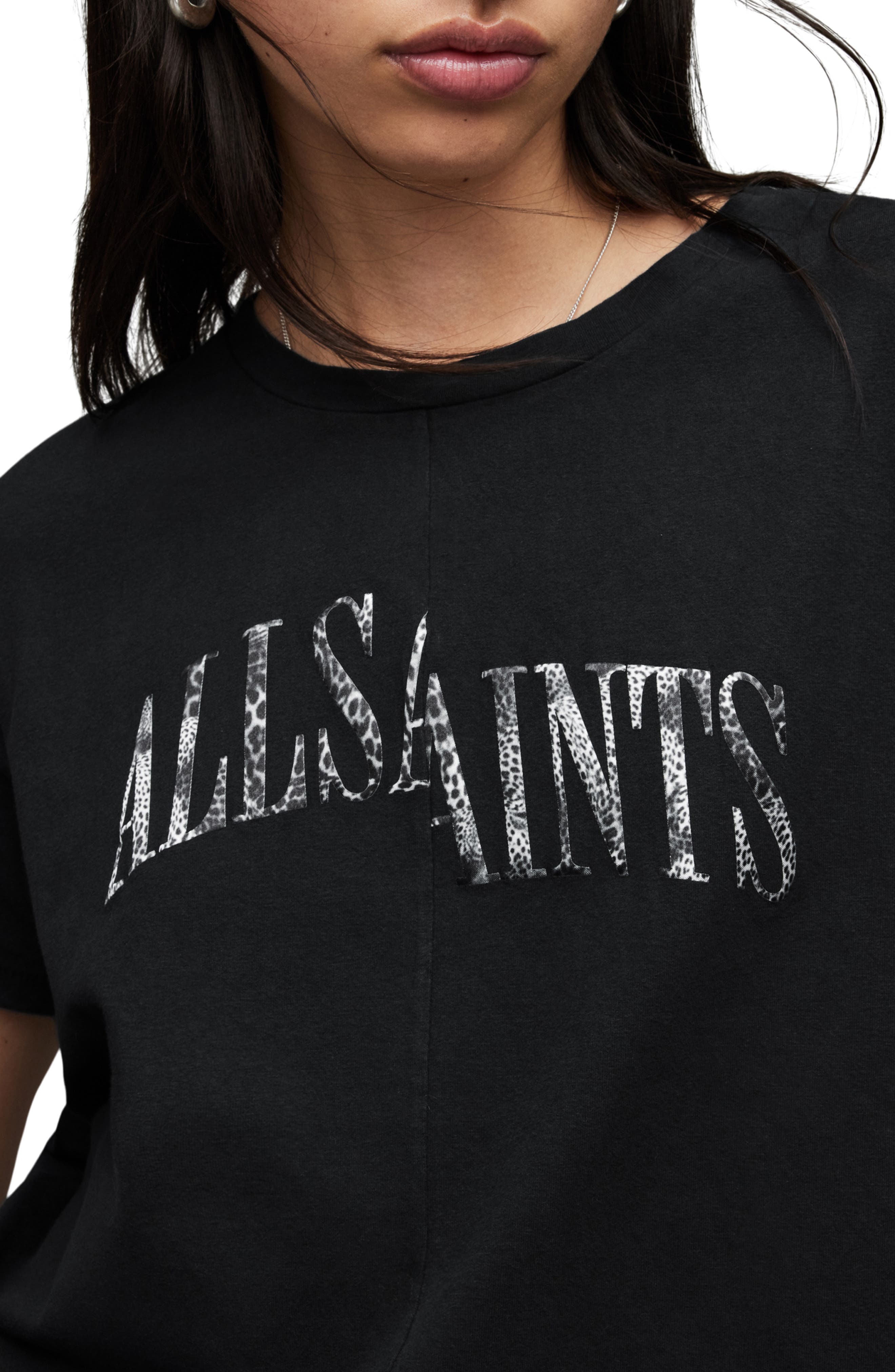 AllSaints Revo Mic Graphic Tee (Women) | Nordstromrack