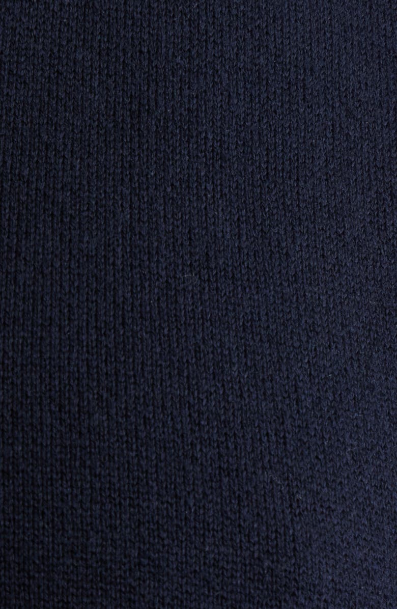 ZOE AND CLAIRE Mixed Media Shirtdress, Alternate, color, Navy