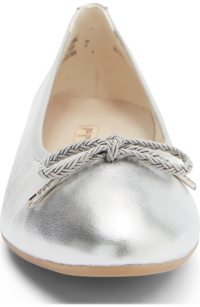 Paul Green Rylan Ballet Flat, Alternate, color, Aluminum Metallic Nappa