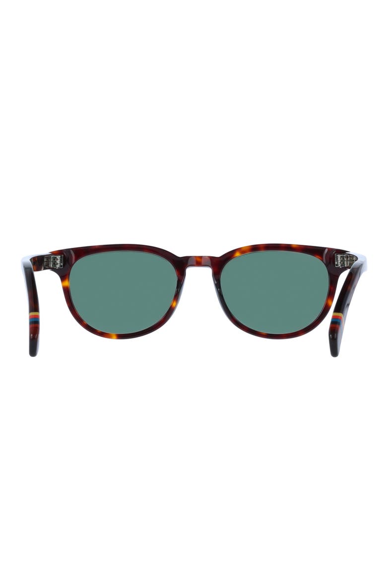 52mm Oval Sunglasses, Alternate, color, DARK HAVANA